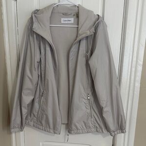 Calvin Klein Women's Light Gray Utility Jacket